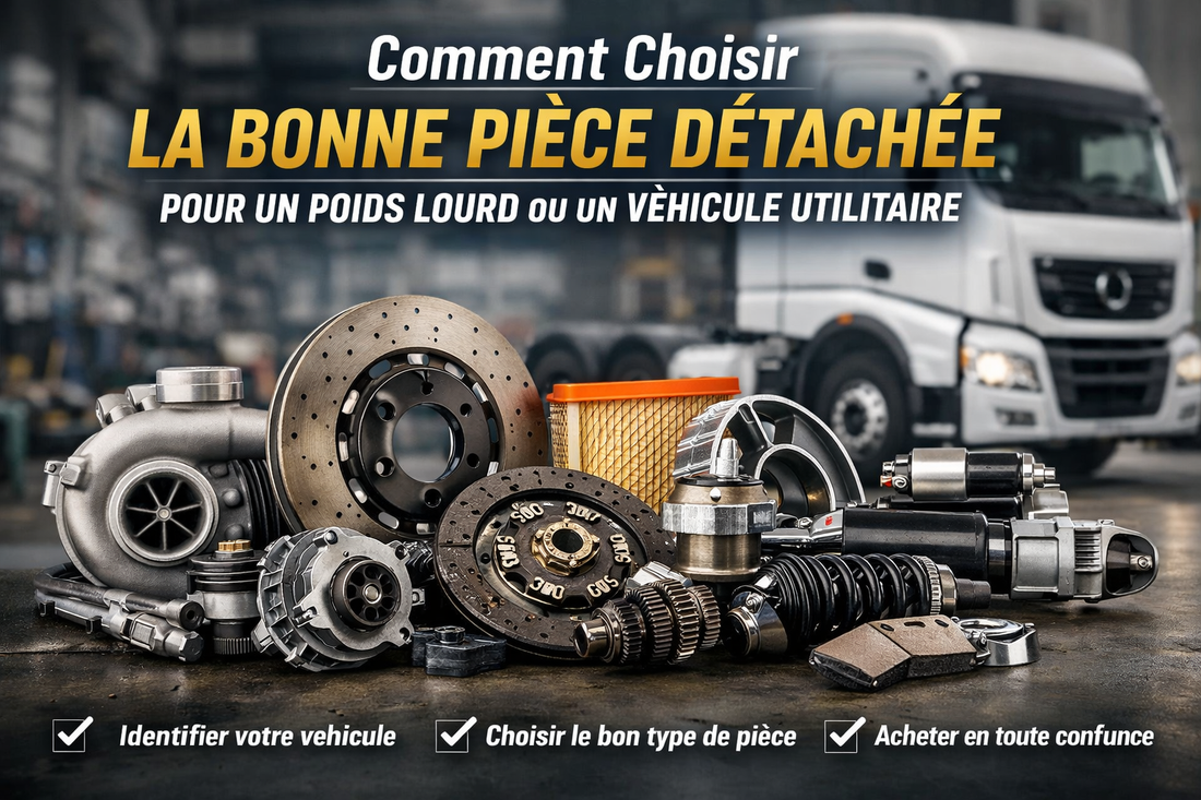 Comment choisir la bonne pièce détachée pour un poids lourd ou un véhicule utilitaire ?