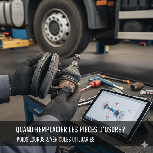 Quand faut-il remplacer les pièces d’usure sur un poids lourd ou un véhicule utilitaire ?
