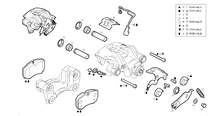 Kit de plaquettes + témoins d'usure - 42576681