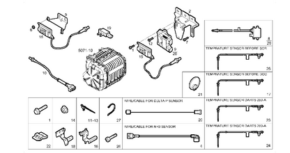 Capteur pression DPF - 5801930514